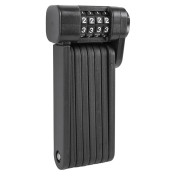 ANTIVOL VELO / TROTTINETTE PLIABLE/PLIANT A CODE LONGUEUR 90cm NOIR TYPE COUTEAU (SUPPORT FIXATION INCLUS) -NIVEAU SECURITE 5- 8435764424816