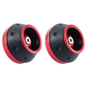 ECROU PROTECTION ANTICHUTE FIXATION MOYEU POUR TROTTINETTE METAL ROUGE -SELECTION P2R- 8435764432347