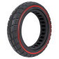 PNEU TROTTINETTE PLEIN 230 X 50 NOIR LISERET ROUGE (POUR DUALTRON RAPTOR 2) 8435764436154