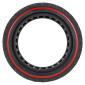 PNEU TROTTINETTE PLEIN 230 X 50 NOIR LISERET ROUGE (POUR DUALTRON RAPTOR 2) 8435764436154