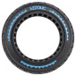 PNEU TROTTINETTE PLEIN CROSS 10 X 2.50/B34 NOIR LISERET BLEU ULTRALEGER (LARGEUR INTERIEUR 43mm) 8435764436468