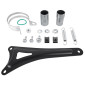 EXHAUST FOR 50CC MOTORBIKE VOCA CHROMED FOR BETA 50 RR 2012> (LOW MOUNTING - BLUE ALUMINIUM SILENCER) 3700948229378