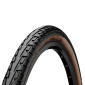 PNEU VTC URBAIN 700 X 47 CONTINENTAL RIDE TOUR NOIR FLANC MARRON TR (47-622) COMPATIBLE VAE 4019238694697