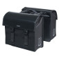 SACOCHE ARRIERE VELO DOUBLE BASIL URBAN LOAD IMPERMEABLE NOIR 48-53L (8x38x30cm) COMPATIBLE SYSTEME MIK (COMPATIBLE AVEC 157030 INCLUS) 8715019183256