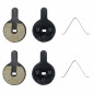 PLAQUETTE DE FREIN TROTTINETTE RESINE (VENDU PAR 2 PAIRES) -SELECTION P2R- 7427255411215