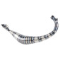 EXHAUST FOR 50cc MOTORBIKE- VOCA CROSS ROOKIE FOR BETA 50 RR 2021> (LOW MOUNTING - ALUMINIUM BLACK SILENCER) 3700948276136