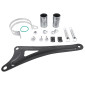 EXHAUST FOR 50cc MOTORBIKE- VOCA CROSS ROOKIE FOR BETA 50 RR 2021> (LOW MOUNTING - ALUMINIUM BLACK SILENCER) 3700948276136
