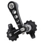 TENDEUR DE CHAINE / GUIDE VTT NOIR FIXATION SUR PATTE DERAILLEUR ARRIERE 3700948292549