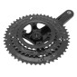PEDALIER ROUTE P2R 8/9V. ALU NOIR 170mm 50-39-30 (BOITIER 116mm) PLATEAUX DEMONTABLES 3700948300268
