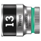 CLIQUET WERA 8100 ZYKLOP METAL 1/4 METRIQUE AVEC DOUILLES CHROME MOLY (SET 13 PIECES) -MARQUE ALLEMANDE POUR LES ATELIERS- 4013288190987