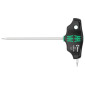 CLE TORX MANCHE EN T WERA 467 HF T6x100mm NOIR/VERT (VENDU A L'UNITE) -MARQUE ALLEMANDE POUR LES ATELIERS- 4013288208217
