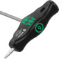 CLE TORX MANCHE EN T WERA 467 HF T6x100mm NOIR/VERT (VENDU A L'UNITE) -MARQUE ALLEMANDE POUR LES ATELIERS- 4013288208217