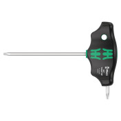 CLE TORX MANCHE EN T WERA 467 HEX PLUS T15x100mm NOIR/VERT (VENDU A L'UNITE) -MARQUE ALLEMANDE POUR LES ATELIERS- 4013288208262