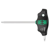 CLE TORX MANCHE EN T WERA 467 HEX PLUS T20x100mm NOIR/VERT (VENDU A L'UNITE) -MARQUE ALLEMANDE POUR LES ATELIERS- 4013288208262