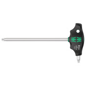 CLE TORX MANCHE EN T WERA 467 HEX PLUS T45x200mm NOIR/VERT (VENDU A L'UNITE) -MARQUE ALLEMANDE POUR LES ATELIERS- 4013288208347