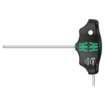 CLE ALLEN/6 PANS MANCHE EN T WERA 454 HEX PLUS 3x100mm NOIR/VERT (VENDU A L'UNITE) -MARQUE ALLEMANDE POUR LES ATELIERS- 4013288207838