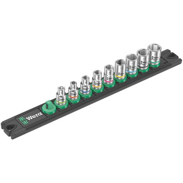 DOUILLE WERA 8790 HMC ZYKLOP 1/4 (SET 9 PIECES) -MARQUE ALLEMANDE POUR LES ATELIERS- 4013288223197