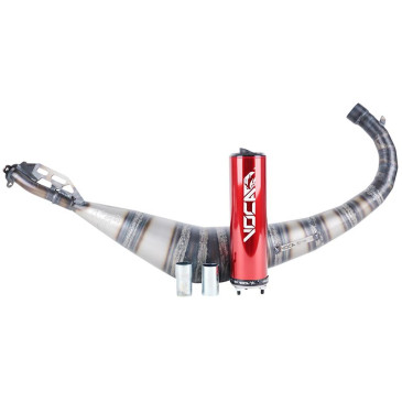 EXHAUST FOR 50CC MOTORBIKE VOCA CROSS ROOKIE FOR BETA 50 RR 2012> (LOW MOUNTING - ALUMINIUM RED SILENCER) 3700948184691