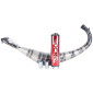 EXHAUST FOR 50cc MOTORBIKE- VOCA CROSS ROOKIE FOR BETA 50 RR 2021> (LOW MOUNTING - ALUMINIUM RED SILENCER) 3700948276129