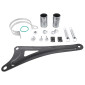 EXHAUST FOR 50cc MOTORBIKE- VOCA CROSS ROOKIE FOR BETA 50 RR 2021> (LOW MOUNTING - ALUMINIUM RED SILENCER) 3700948276129