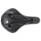 SELLE NEWTON JUNIOR ICHNOS RACING NOIR DECO ROUGE 236X139MM RAIL ACIER 3700948300497