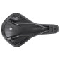 SELLE NEWTON JUNIOR ICHNOS RACING NOIR DECO ROUGE 256X140MM RAIL ACIER 3700948300503