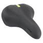 SELLE CITY NEWTON MODERATE A MEMOIRE DE FORME NOIR 247X203MM RAIL ACIER - POIGNEE PRISE EN MAIN - 3700948300602