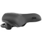 SELLE CITY NEWTON MODERATE A MEMOIRE DE FORME NOIR 247X203MM RAIL ACIER - POIGNEE PRISE EN MAIN - 3700948300602