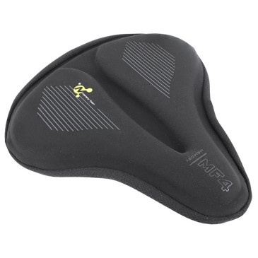 COUVRE SELLE VELO NEWTON GEL MEMOIRE DE FORME NOIR (276x263mm) 3700948301050