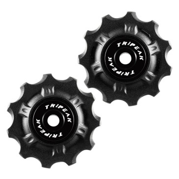 GALET DERAILLEUR ROUTE TRIPEAK 11-11 DENTS CERAMIQUE 11/10V. CAMPAGNOLO NOIR (BLISTER DE 2) 4710243283400