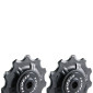 GALET DERAILLEUR ROUTE TRIPEAK 11-11 DENTS CERAMIQUE 11/10V. CAMPAGNOLO NOIR (BLISTER DE 2) 4710243283400