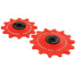 GALET DERAILLEUR ROUTE TRIPEAK 12-14 DENTS CERAMIQUE 12V. SRAM ETAP AXS ROUGE (BLISTER DE 2) 4710243283684