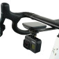 SUPPORT COMPTEUR ET ECLAIRAGE AVANT iGPSPORT M82S FIXATION SOUS CINTRE/POTENCE INTEGRE ROUTE POUR COMPTEUR IGPS 800/630S/620 /520 /320 ECLAIRAGE IGPS VS1800/VS1200/VS800S/VS800/VS500 COMPATIBLE GARMIN 6970817351876