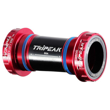 CUVETTE INTEGRE BOITIER FILETE ROUTE TRIPEAK G5 CERAMIQUE ANGLAIS / BSC / 1,37x24 AXE 24mm ROUGE (COMPATIBLE SHIMANO) 4710243280027