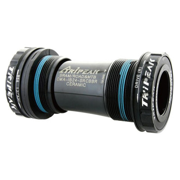CUVETTE INTEGRE BOITIER FILETE VTT TRIPEAK G5 CERAMIQUE BOITE DE 68/73 DIAM 42 AXE 24mm ET 24/22mm (SHIMANO, SRAM GXP) 4710243280188