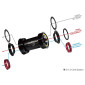 CUVETTE INTEGRE BOITIER FILETE ROUTE/VTT TRIPEAK 3en1 CERAMIQUE BOITE DE 68/73mm DIAM 47mm POUR AXE 24mm, 28.99mm, 30mm (COMPATIBLE SRAM DUB, ROTOR 3D, SHIMANO) 4710243291986