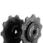 GALET DERAILLEUR ROUTE TRIPEAK 10-10 DENTS CERAMIQUE 11/10V. CAMPAGNOLO NOIR (BLISTER DE 2) 4710243283363