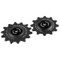 GALET DERAILLEUR ROUTE TRIPEAK 12-14 DENTS CERAMIQUE 11V. SHIMANO DURA-ACE R9100 / ULTEGRA R8000 /105 R7000 NOIR (BLISTER DE 2) 4710243281482