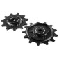 GALET DERAILLEUR GRAVEL/VTT TRIPEAK 11-13 DENTS CERAMIQUE 11V. SHIMANO GRX/XT (GRX810 / 815 / XTM8000) NOIR (BLISTER DE 2) 4710243293454