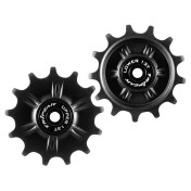 GALET DERAILLEUR TRIPEAK 13-13 DENTS ROULEMENT G5 CERAMIQUE POUR SHIMANO GRX/XT/RD-GRX812/817 / M91xx 11V. NOIR (BLISTER DE 2) 4710243293478