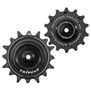 GALET DERAILLEUR ROUTE/GRAVEL TRIPEAK 14-16 DENTS G5 CERAMIQUE 12V. SRAM ETAP AXS NOIR (BLISTER DE 2) 4710243293188