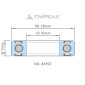 ROULEMENT TRIPEAK CERAMIQUE HYBRIDE 28x15-7mm (6902) 4710243282106