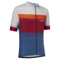 MAILLOT GIST HOMME FLOW MANCHES COURTES ZIP TOTAL BLANC BANDE COLORE M -5347 8013271367873