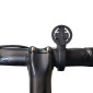 SUPPORT COMPTEUR/ECLAIRAGE AVANT iGPSPORT M83 FIXATION CINTRE POUR COMPTEUR IGPS 800/630S/620 /520 /320 ECLAIRAGE IGPS VS1800/VS1200/VS1200S/VS800S/VS800/VS500 COMPATIBLE GARMIN 6970817351685