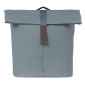 SACOCHE ARRIERE VELO DOUBLE BASIL VEGAN BLEU IMITATION CUIR 28/32L FIXATION PORTE BAGAGE FERMETURE PLIANT ANTI-PLUIE AVEC REFLECHISSANT FIXATION SYSTEME MIK (COMPATIBLE AVEC 157030 INCLUS) 8715019184024