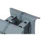 SACOCHE ARRIERE VELO DOUBLE BASIL VEGAN BLEU IMITATION CUIR 28/32L FIXATION PORTE BAGAGE FERMETURE PLIANT ANTI-PLUIE AVEC REFLECHISSANT FIXATION SYSTEME MIK (COMPATIBLE AVEC 157030 INCLUS) 8715019184024