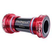 CUVETTE INTEGRE BOITIER FILETE ROUTE TRIPEAK ANGLAIS / BSC / 1,37x24 AXE 24 mm ROUGE (COMPATIBLE SHIMANO) 4710243280041