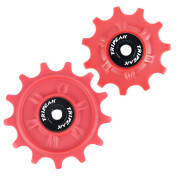 GALET DERAILLEUR TRIPEAK 11-13 DENTS ROULEMENT G5 CERAMIQUE POUR SHIMANO GRX/XT/RD-GRX810/815 11V. ROUGE (BLISTER DE 2) 4710243293461