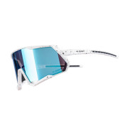 LUNETTES VELO ADULTE GIST MASK MONTURE BLANC VERRE BLEU POLYCARBONATE (PROTECTION 100% CONTRE UVA, UVB, UV) 8013271365411