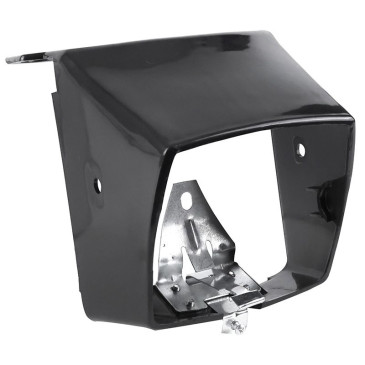 CAPOT PHARE/PROJECTEUR CYCLO ADAPTABLE PEUGEOT 103 MVL, VOGUE NOIR (LIVREE SANS PATTE ET RESSORT) -SELECTION P2R- 3700948308912